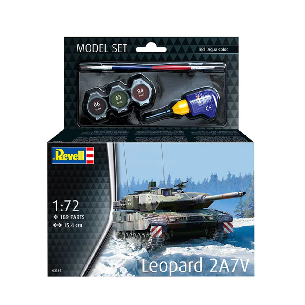 Revell Leopard 2A7V Scale Model, 1:72