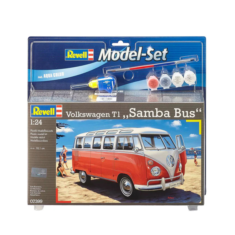Revell Volkswagen T1 Samba Bus Scale Model, 1:24