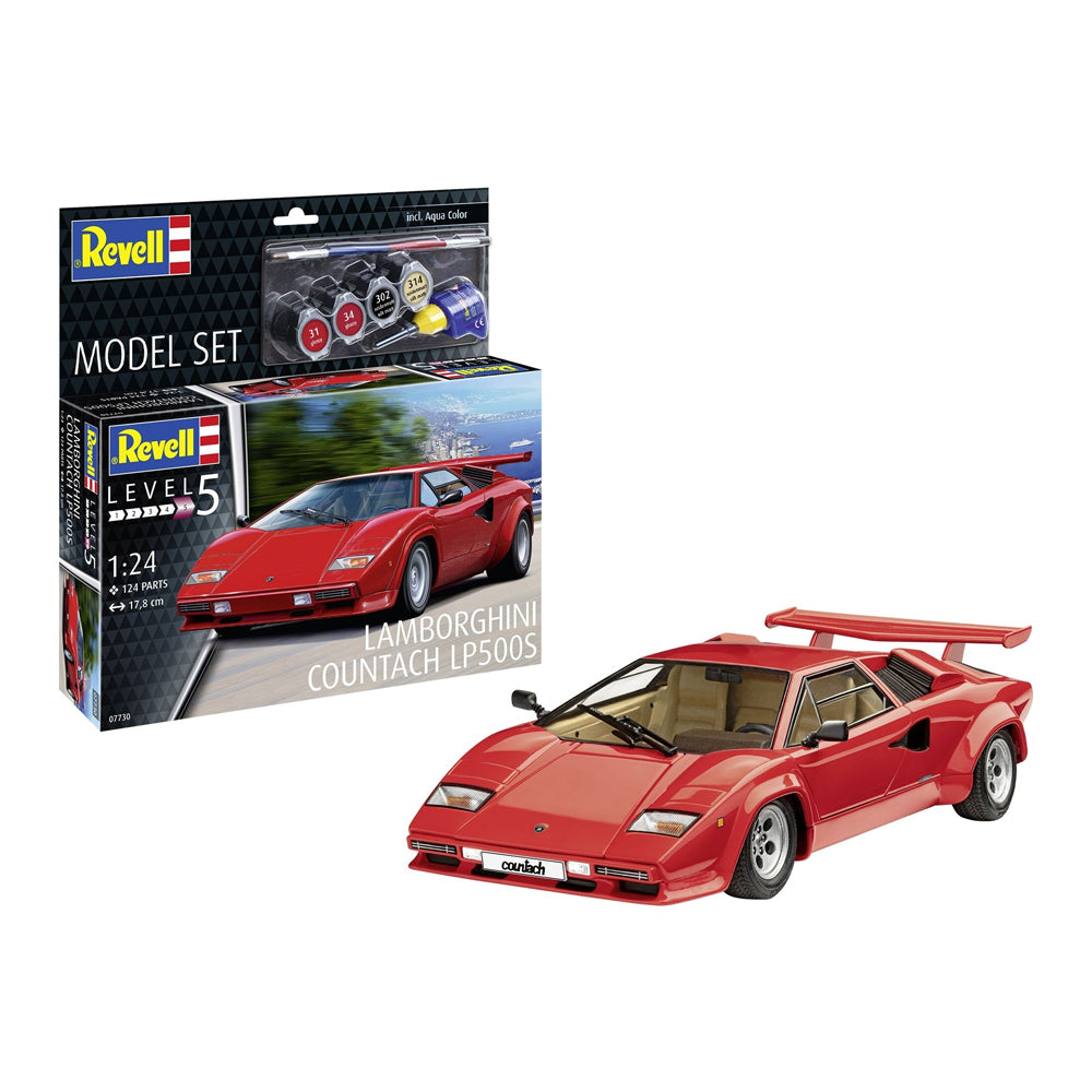 Revell Lamborghini Countach LP500S Scale Model, 1:24