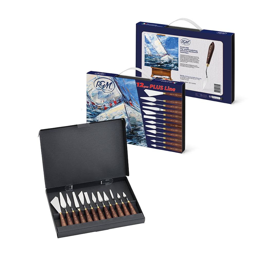 RGM Plus Line Painting Palette Knives Set of 12