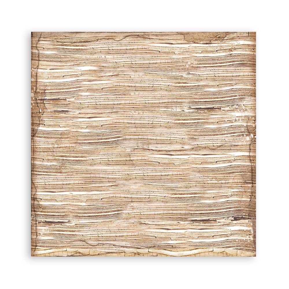 Stamperia Double-Sided Scrapbooking Paper Set - Vintage Library Backgrounds Selection, 10 units