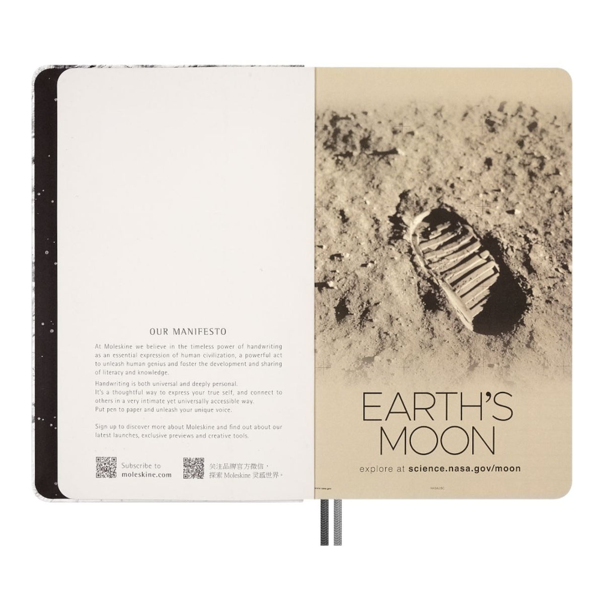 Moleskine NASA notebook, hard cover