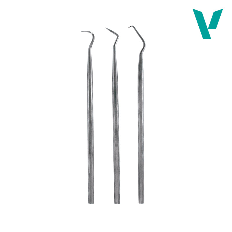 Vallejo Set of 3 Stainless Steel Probes