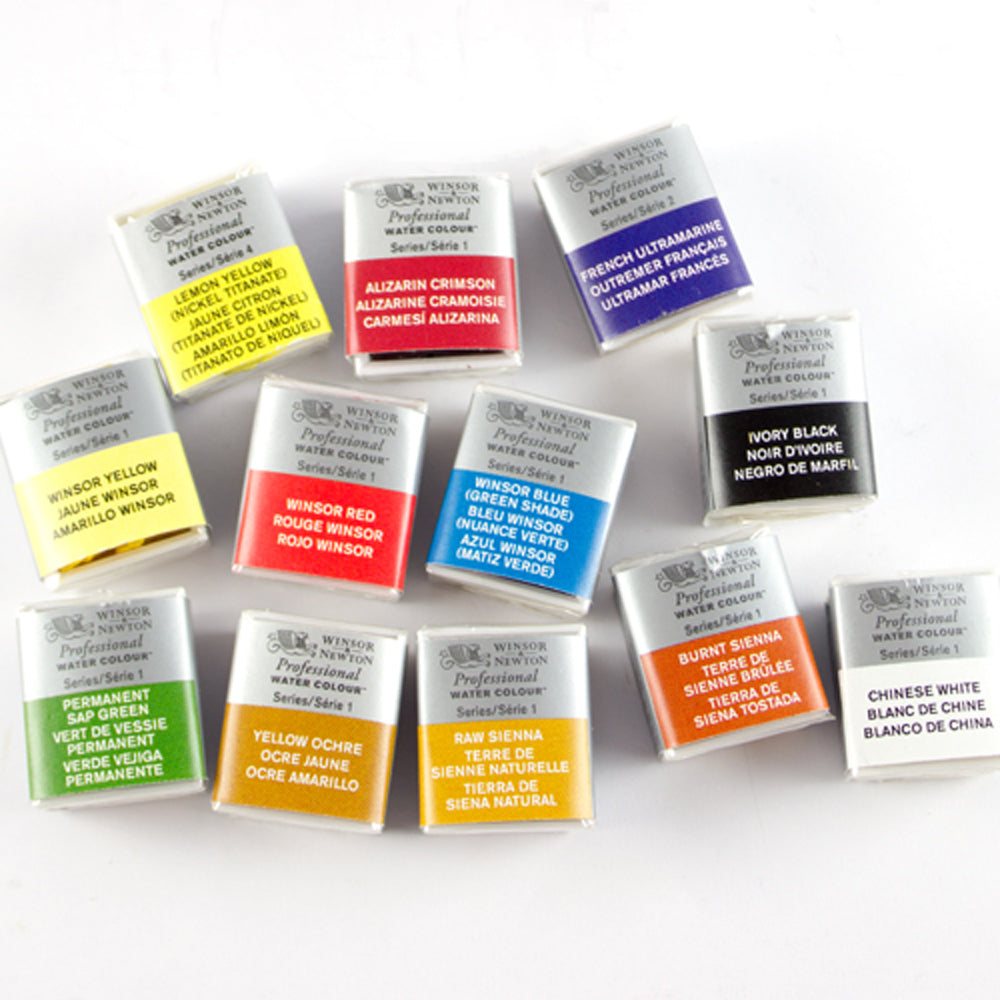 Schmincke Horadam Watercolour Cubes, Half-Pan, Colours 1-70