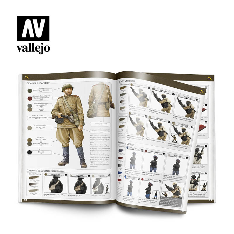Vallejo Colours of War: Painting WWII & WWIII Miniatures Paint Guide