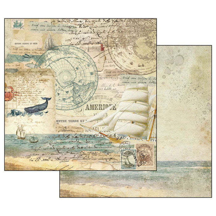 Stamperia Double-Sided Scrapbooking Paper Set - Around the World, 10 units