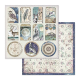 Stamperia Double-Sided Scrapbooking Paper Set - Cosmos, 10 units