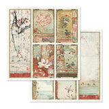 Stamperia Double-Sided Scrapbooking Paper Set - Oriental Garden, 10 units