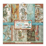 Stamperia Double-Sided Scrapbooking Paper Set - Sea World, 10 units