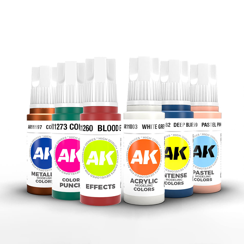 AK Interactive 3GEN Acrylic Paint, colours 74-146 (part 2/3)
