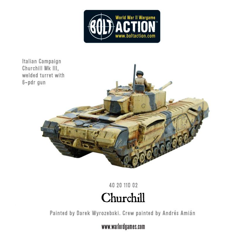 Warlord Games Churchill Tank Scale Model