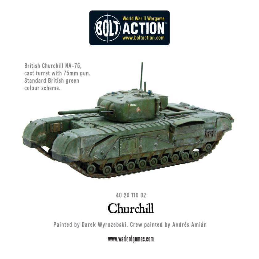 Warlord Games Churchill Tank Scale Model
