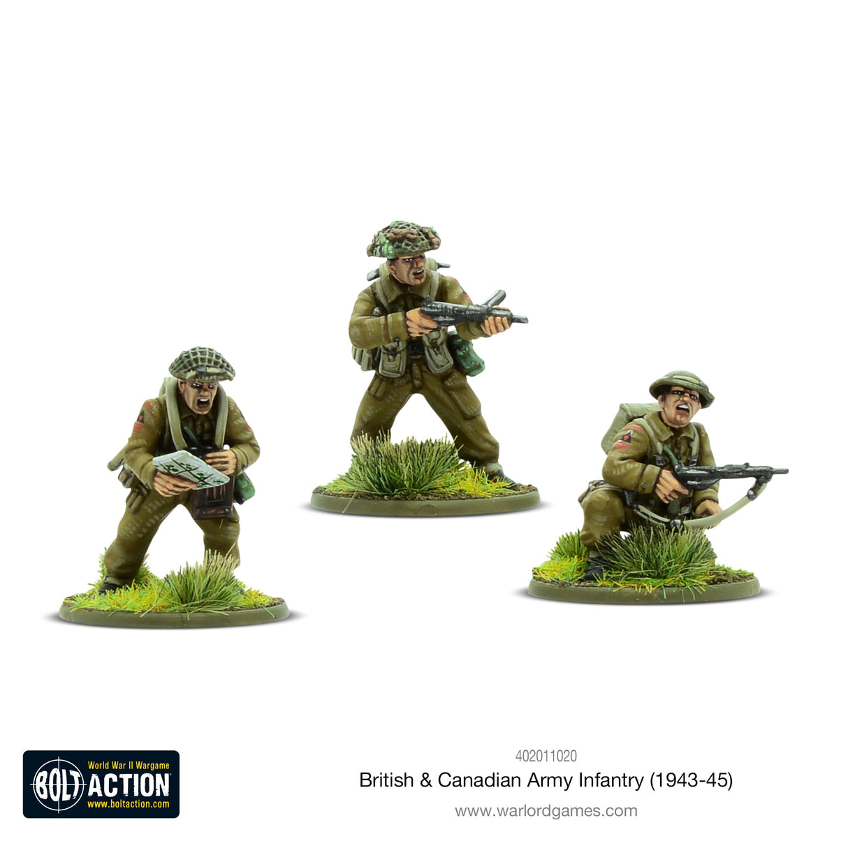 Warlord Games British & Canadian Army infantry (1943-45) Miniatures