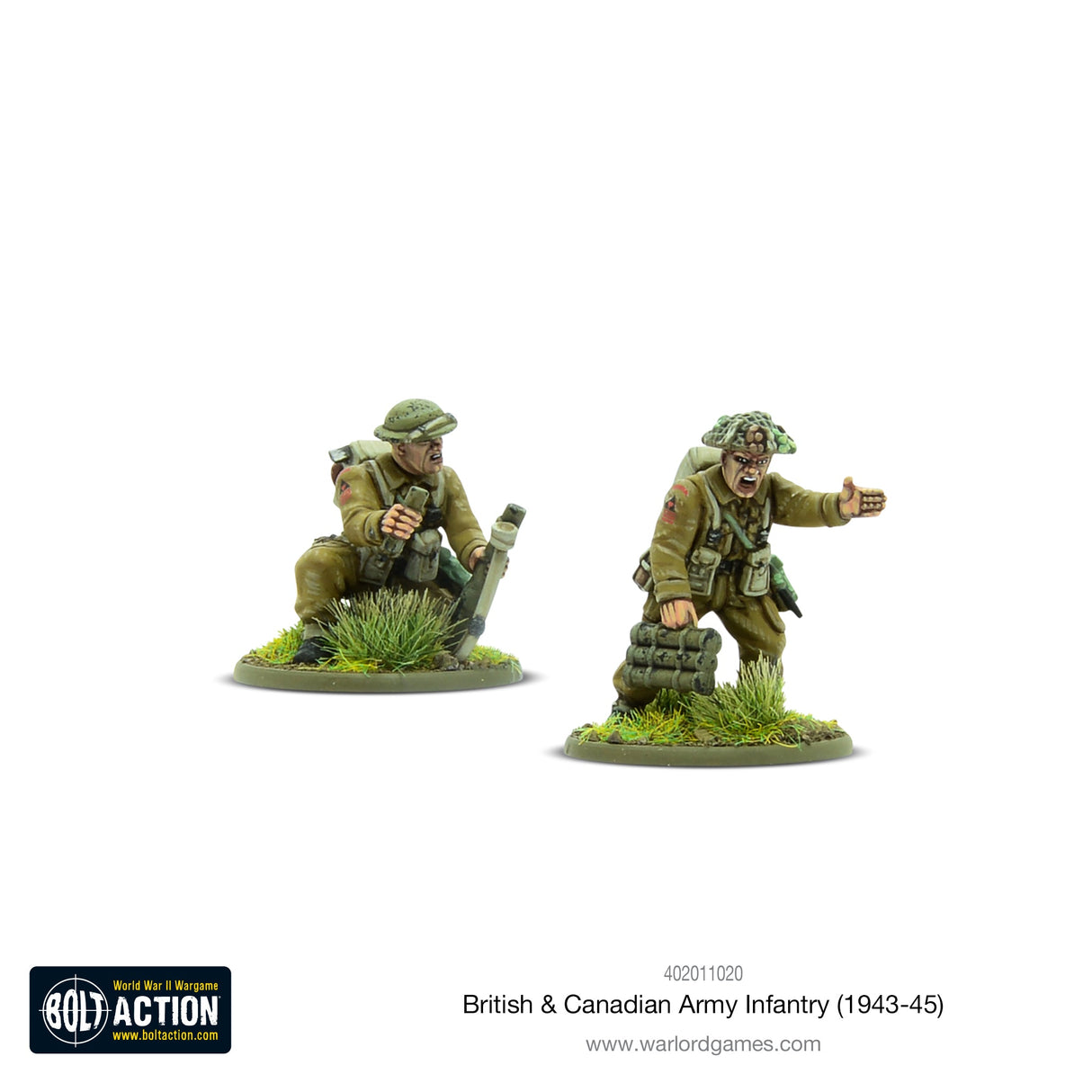 Warlord Games British & Canadian Army infantry (1943-45) Miniatures