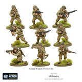 Warlord Games US Infantry Platoon - WWII American GIs Miniatures