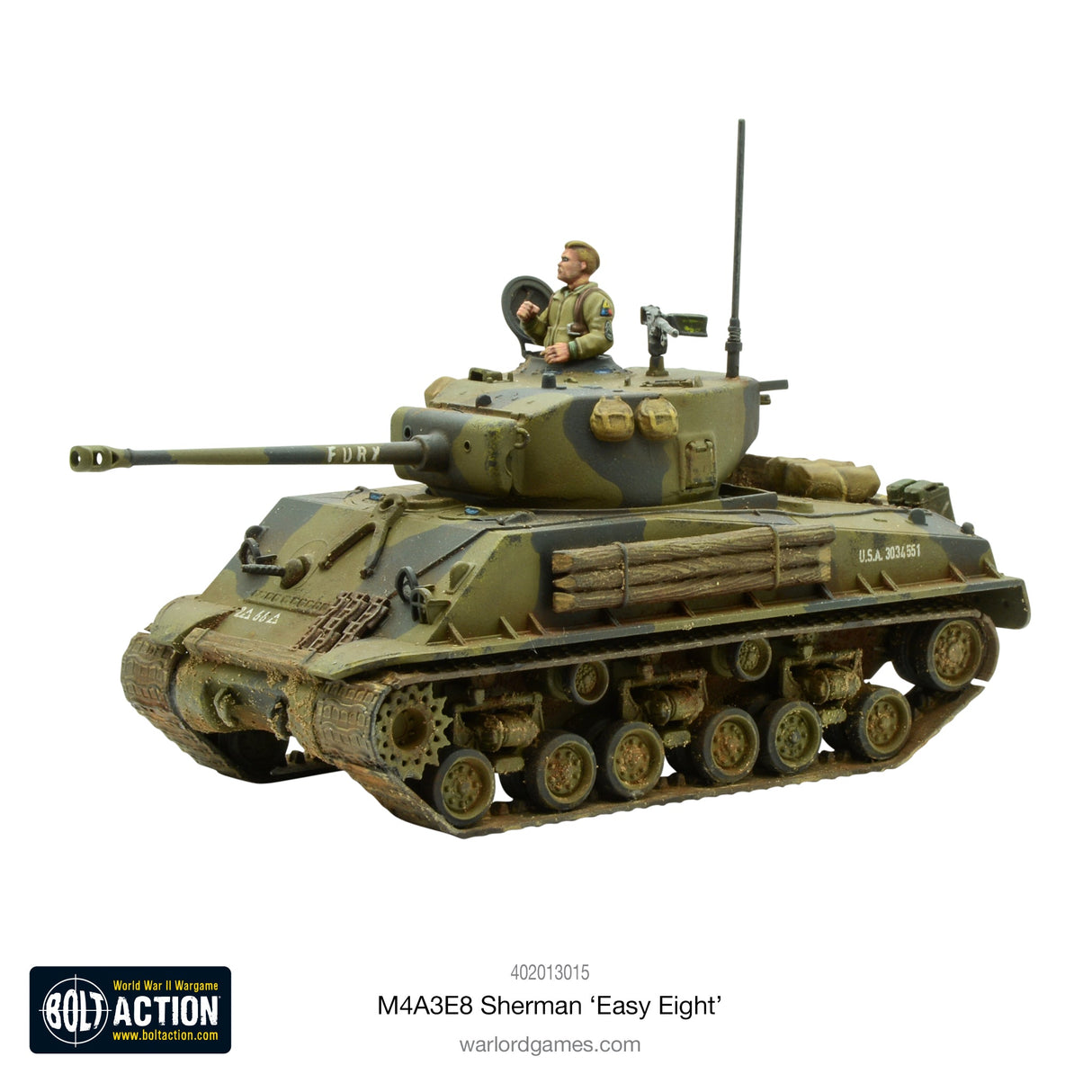 Warlord Games M4A3E8 Sherman Easy Eight Miniature