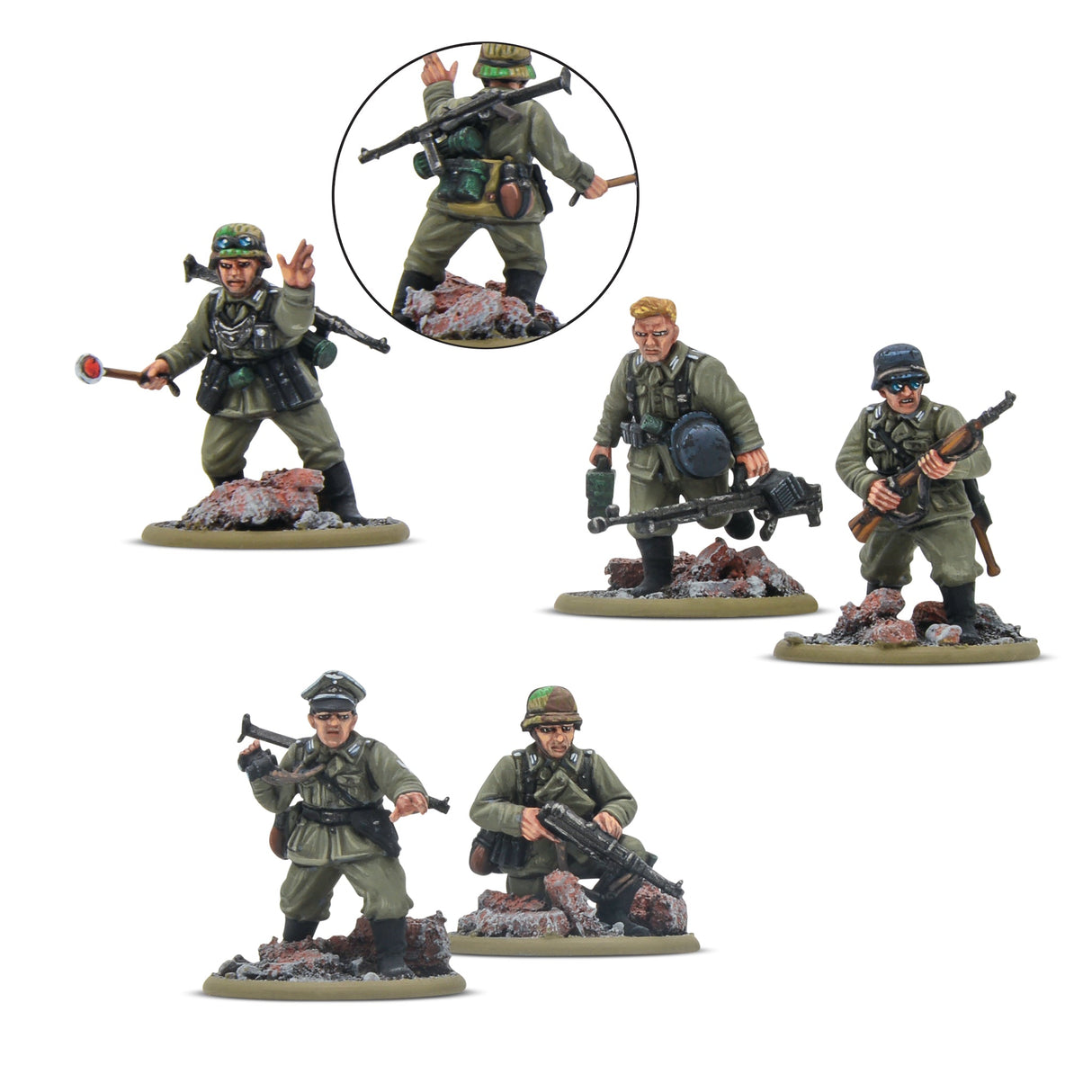 Warlord Games German Veteran Infantry Platoon Scale Model