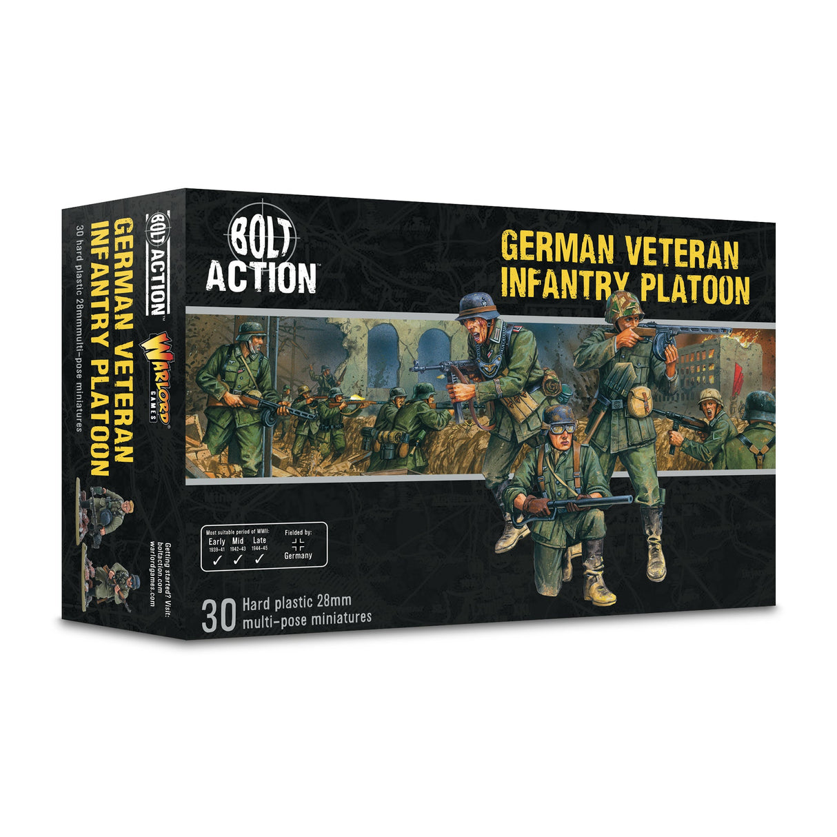 Warlord Games German Veteran Infantry Platoon Scale Model