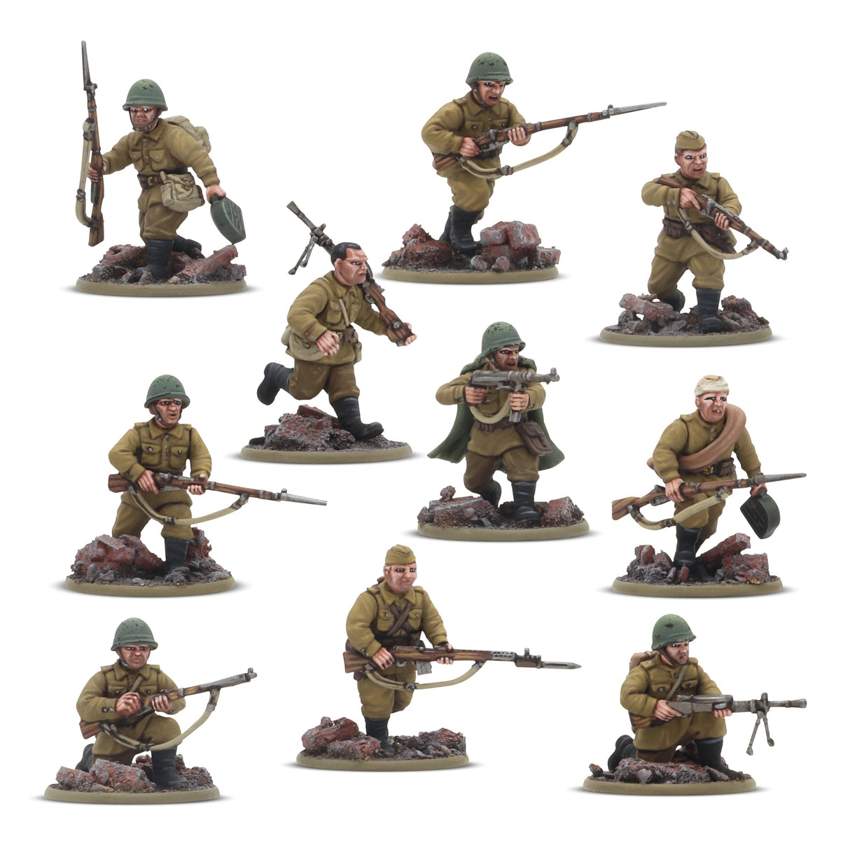 Warlord Games Soviet Army Infantry Platoon Scale Model