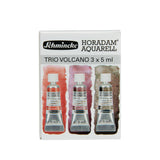 Schmincke Horadam Super Granulation Trio Volcano Watercolour Set, 3x5 ml