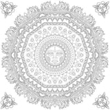 Phoenix Colouring Board Mandala, 25x25 cm