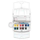 Winsor & Newton Cotman Field Plus Travel Set, 12 Half-Pans