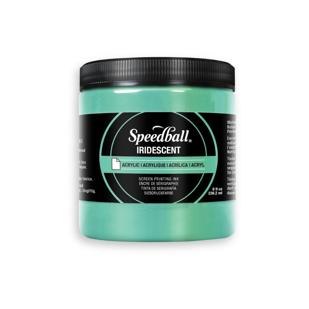Speedball Iridescent acrylic screen printing inks, 237 ml