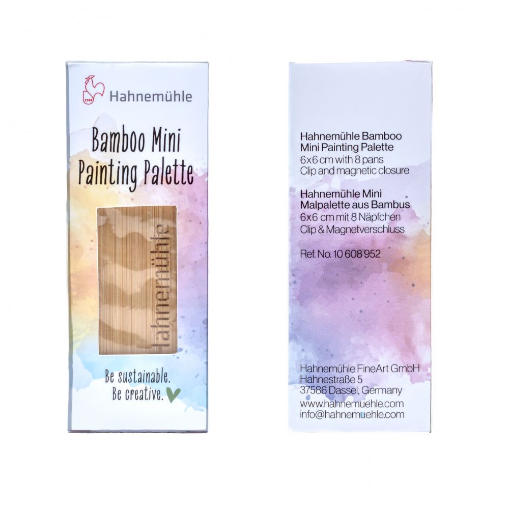 Hahnemühle Bamboo Palette, 6x6 cm, 8 Pans