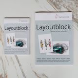 Hahnemühle Layoutblock Drawing Paper for Illustrations, 75 sheets, 75 gsm