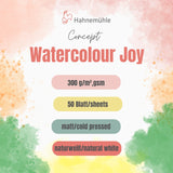 Hahnemühle Concept Watercolour Joy Paper Pad, 50 Sheets, 300 gsm