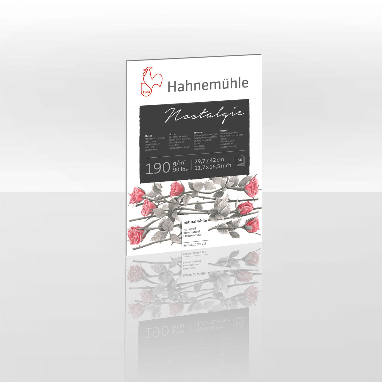 Hahnemühle Nostalgie Sketching Pad, 50 Pages, 190 gsm