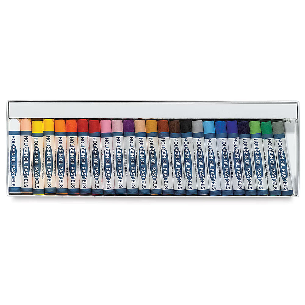 Holbein Academic Oil Pastel Set, 24 colours