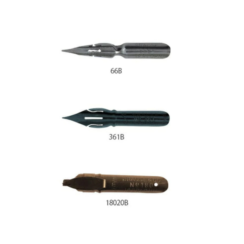 Brause Calligraphy Set with Nib Holder and 3 Nibs