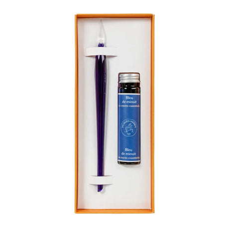 Jacques Herbin Prestige Glass Nib Pen and Ink Case