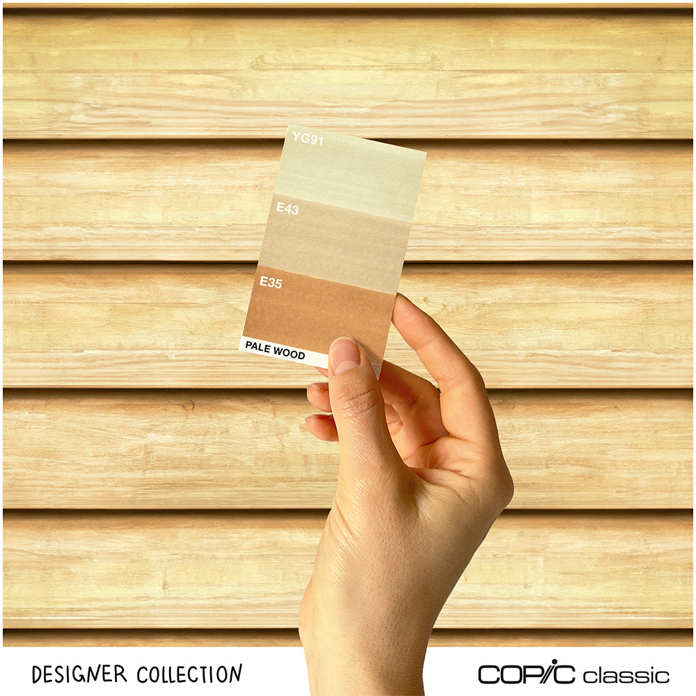 Copic Classic Designer Collection Pale Wood Tints, Set of 3