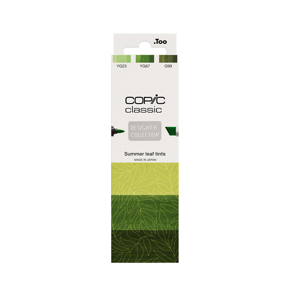 Copic Classic Designer Collection Summer Leaf Tints, Set of 3
