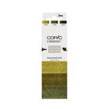 Copic Classic Designer Collection Deep Forest Tints, Set of 3