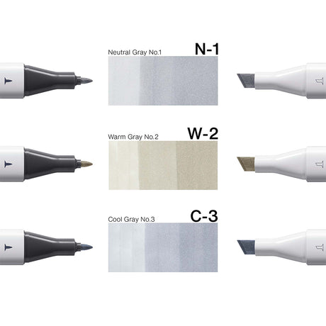 Copic Classic Designer Collection Crystal Glass Tints, Set of 3