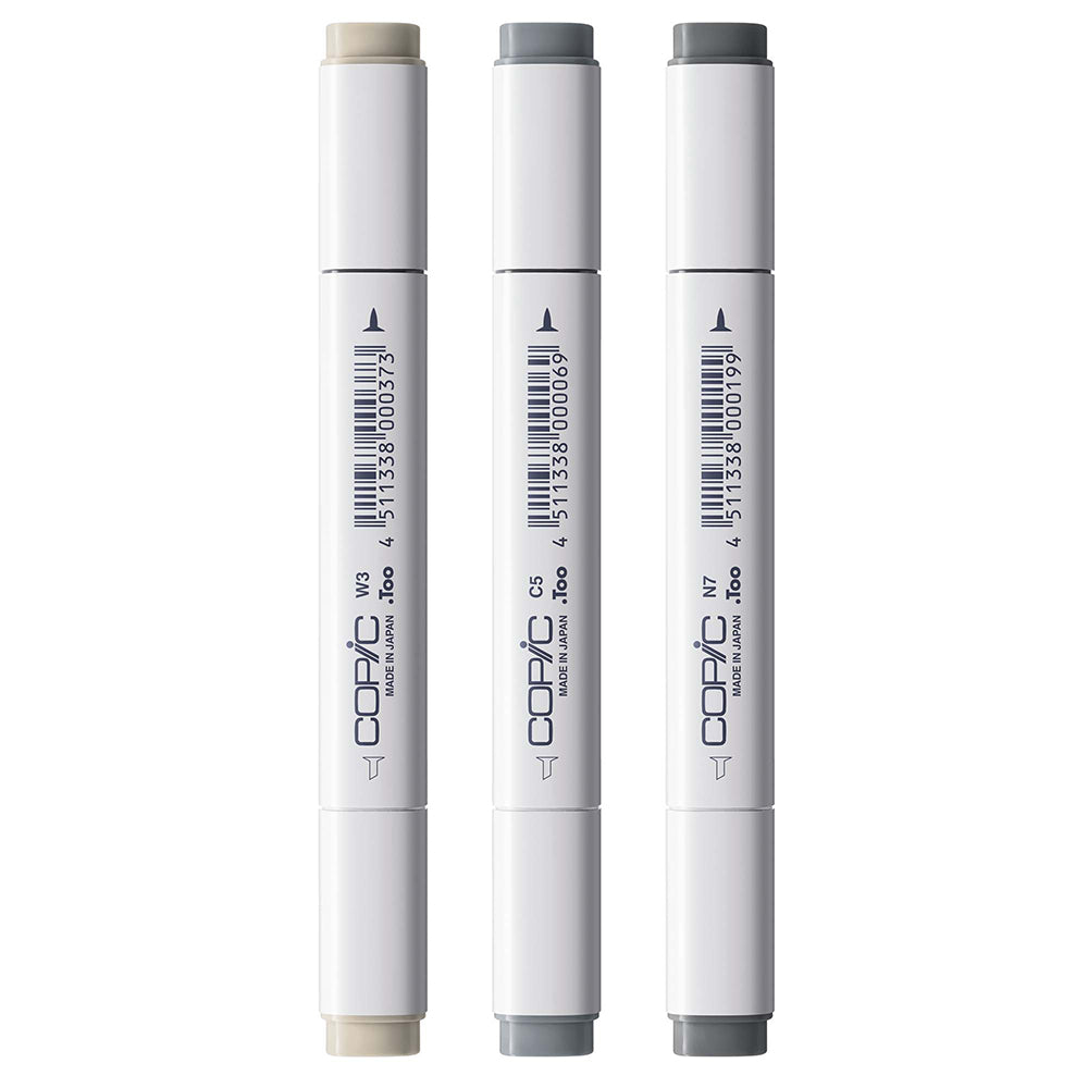 Copic Classic Designer Collection Deep Volume Tints, Set of 3