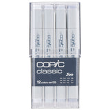 Copic Ciao Classic Cool Gray Markers Set, 12 pcs.