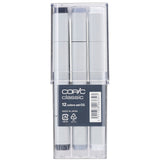 Copic Ciao Classic Cool Gray Markers Set, 12 pcs.