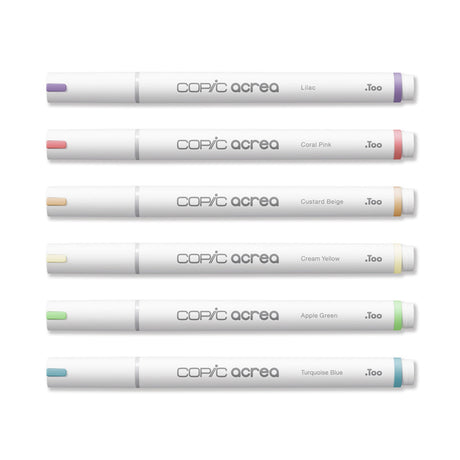 Copic Acrea Paint Marker Set Light, 6 pcs.