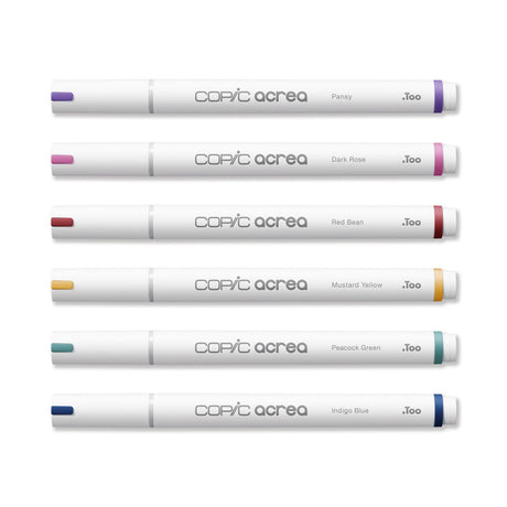Copic Acrea Paint Marker Set Deep, 6 pcs.