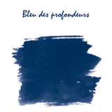 Jacques Herbin La Perle des Encres Ink Cartridges, Deep Blue, 6 pcs.