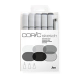 Copic Sketch Set Sketching Grays, 6 pcs.