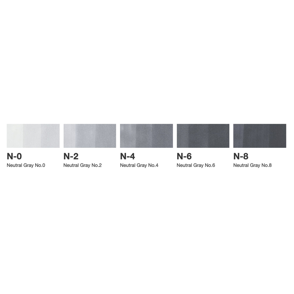 Copic Sketch Set Sketching Grays, 6 pcs.