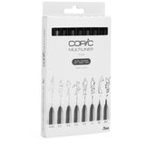 Copic Multiliner Black Set, 8 pcs.