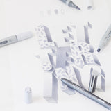 Copic Ciao SHADE Light Cool Gray Markers Set, 4 pcs.