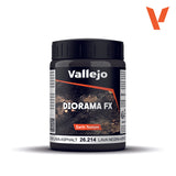 Vallejo Diorama FX - Black Lava-Ashpalt Texture, 200 ml