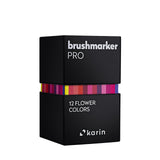 Karin Brushmarker PRO Markers Set | 12 Flower Colours